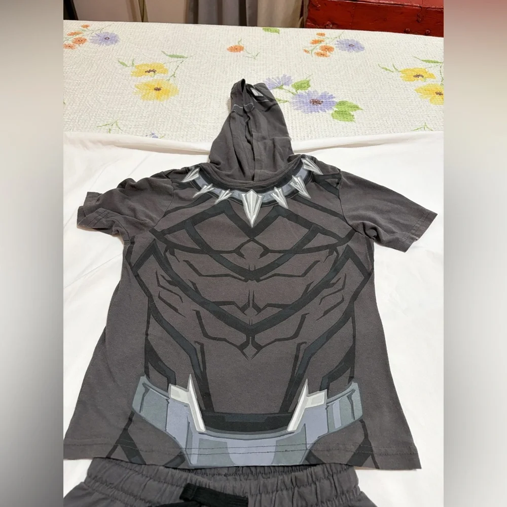 Kids Superhero Costume Set - Black Panther Design (31) - Picture 10 of 15